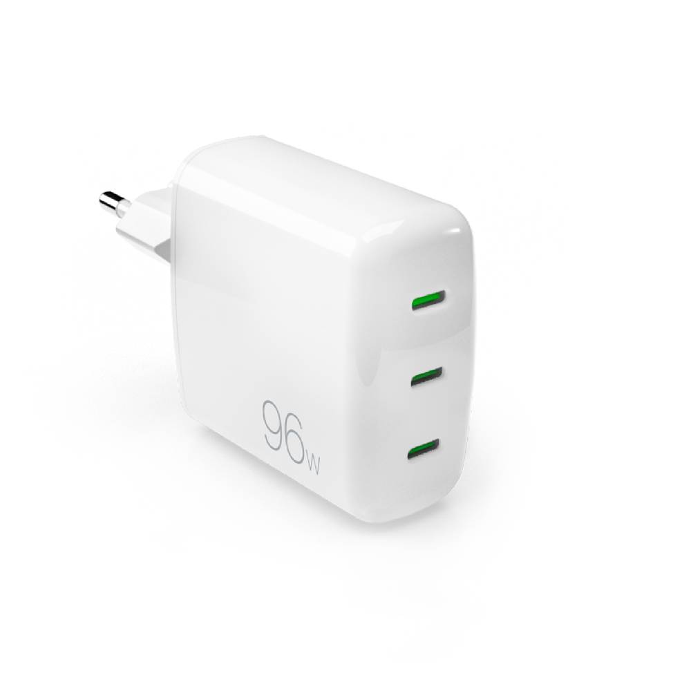Puro Caricabatterie da parete MiniPro 96W tecnologia GAN: 3 porte USB-C