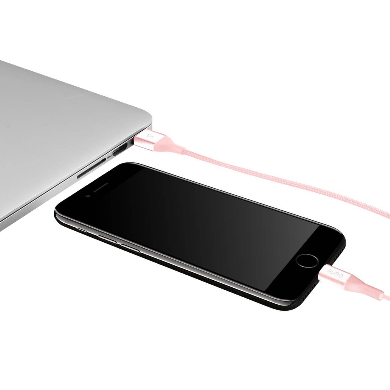 Puro Cavi Di Ricarica E Sincronizzazione Fabric K2 Kevlar Da USB-A A Lightning