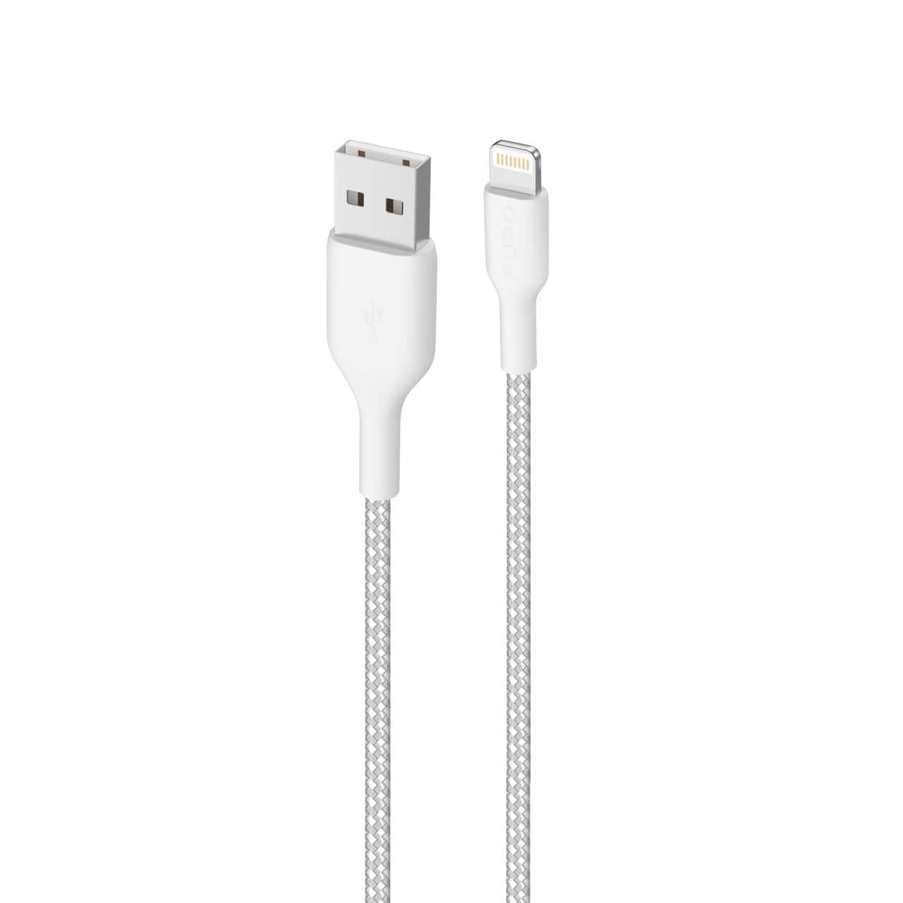 Puro Cavo Di Ricarica E Sincronizzazione Fabric Ultra-Strong 12W Da USB-A A Lightning 1,2 Metri