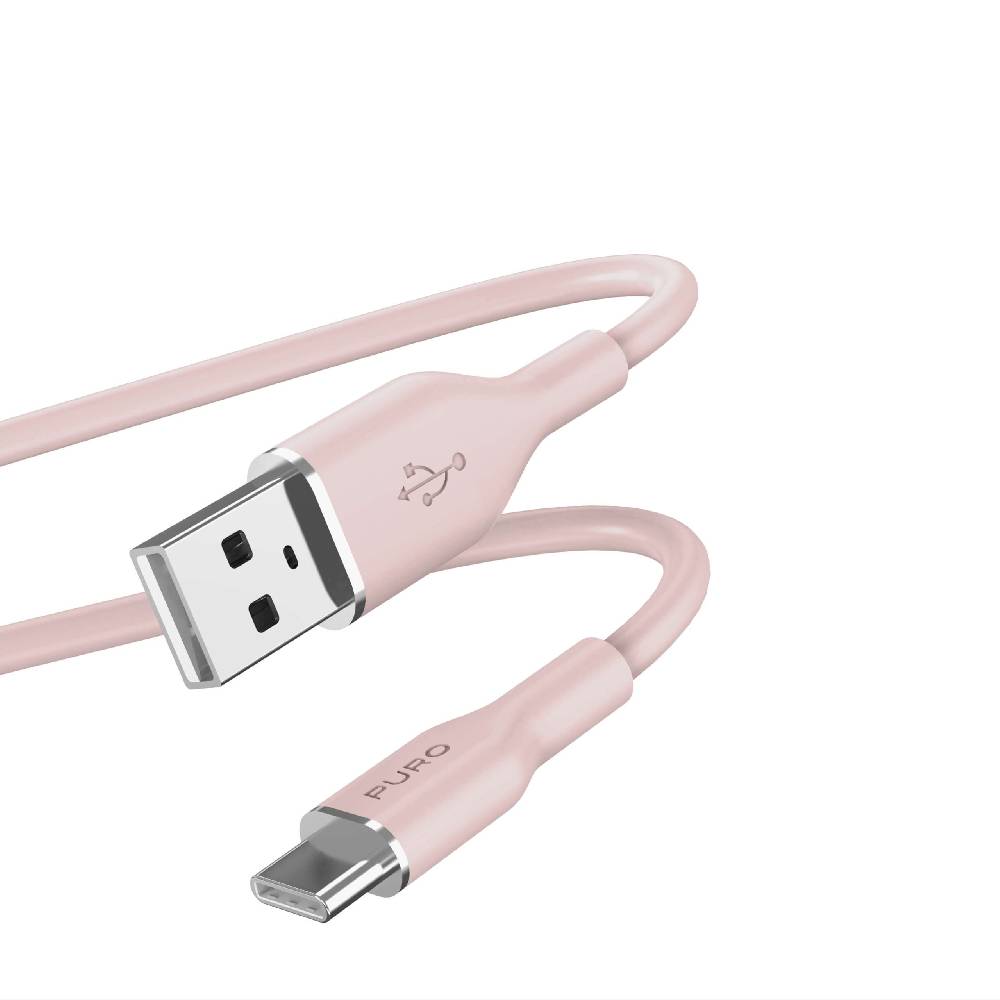 Puro Cavo Di Ricarica E Sincronizzazione SOFT Da USB-A A USB-C 1,5m