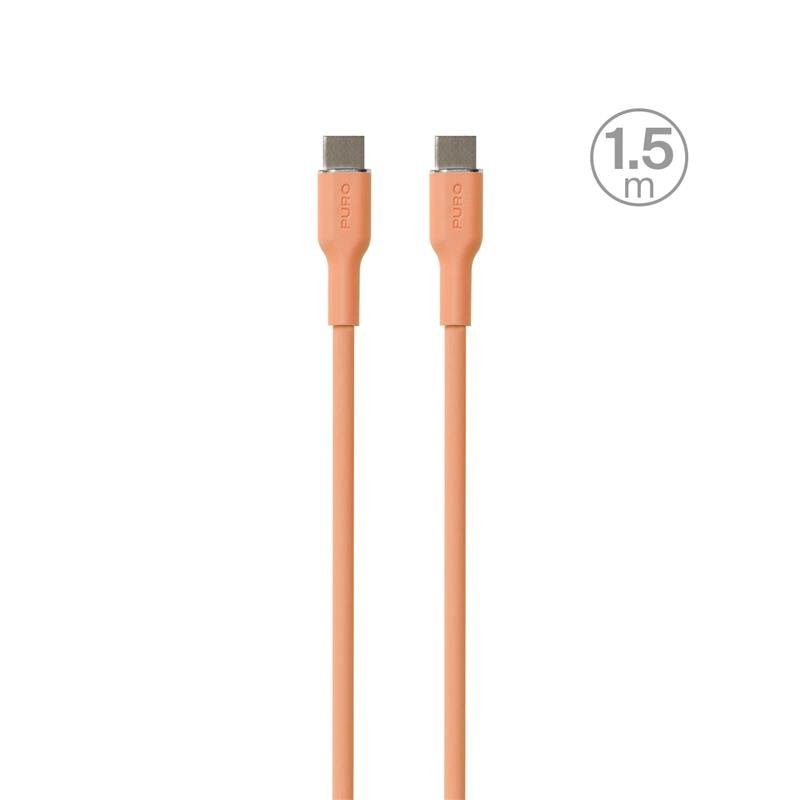 Puro Cavo di ricarica e sincronizzazione SOFT da USB-C a USB-C 1,5m