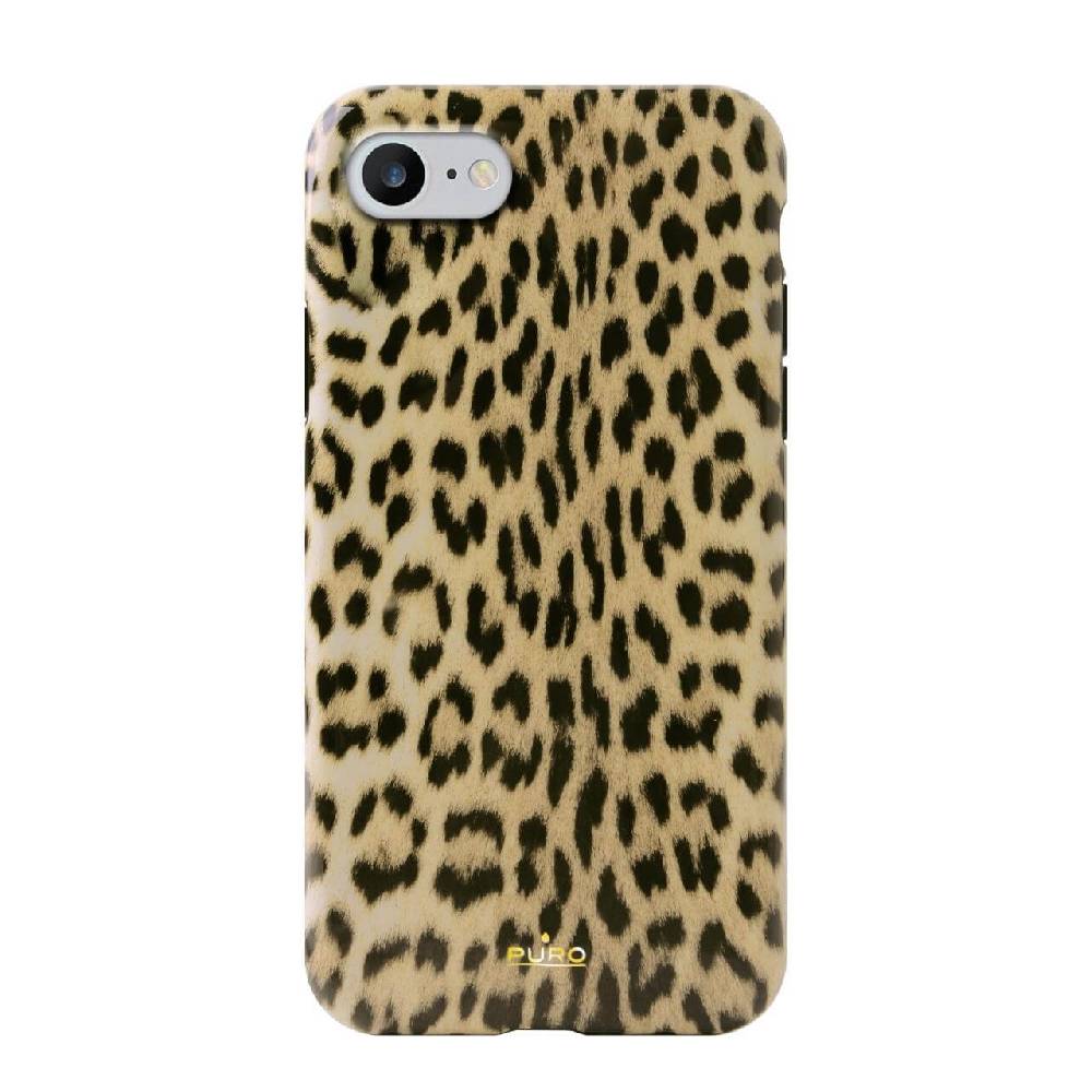Puro Cover Leopard per iPhone 7, 8, SE 2020 e SE 2022