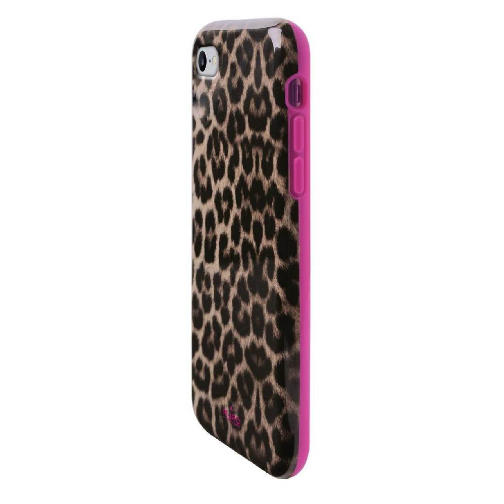 Puro Cover Pink Leopard Per IPhone 7, 8, SE 2020 E SE 2022