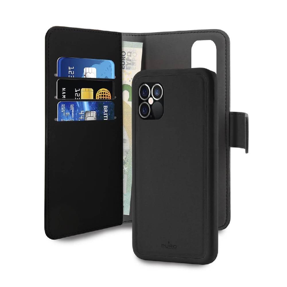 Puro Custodia Detachable 2 In 1 Wallet Per IPhone 12 E 12 Pro