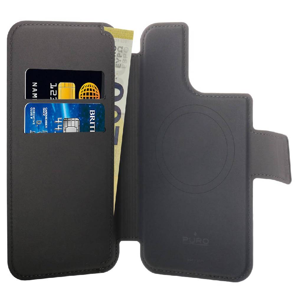 Puro Custodia Magnetica Folio Per IPhone 13 Pro Max E IPhone 14 Pro Max Compatibile Con Tecnologia MagSafe