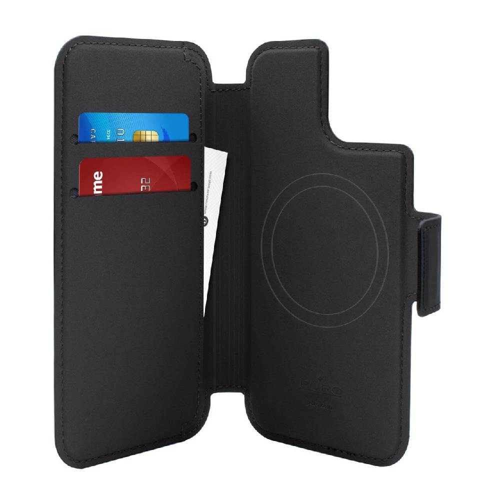 Puro Custodia magnetica Folio per iPhone 15, 14, 13, 12 e 12 Pro compatibile con tecnologia MagSafe
