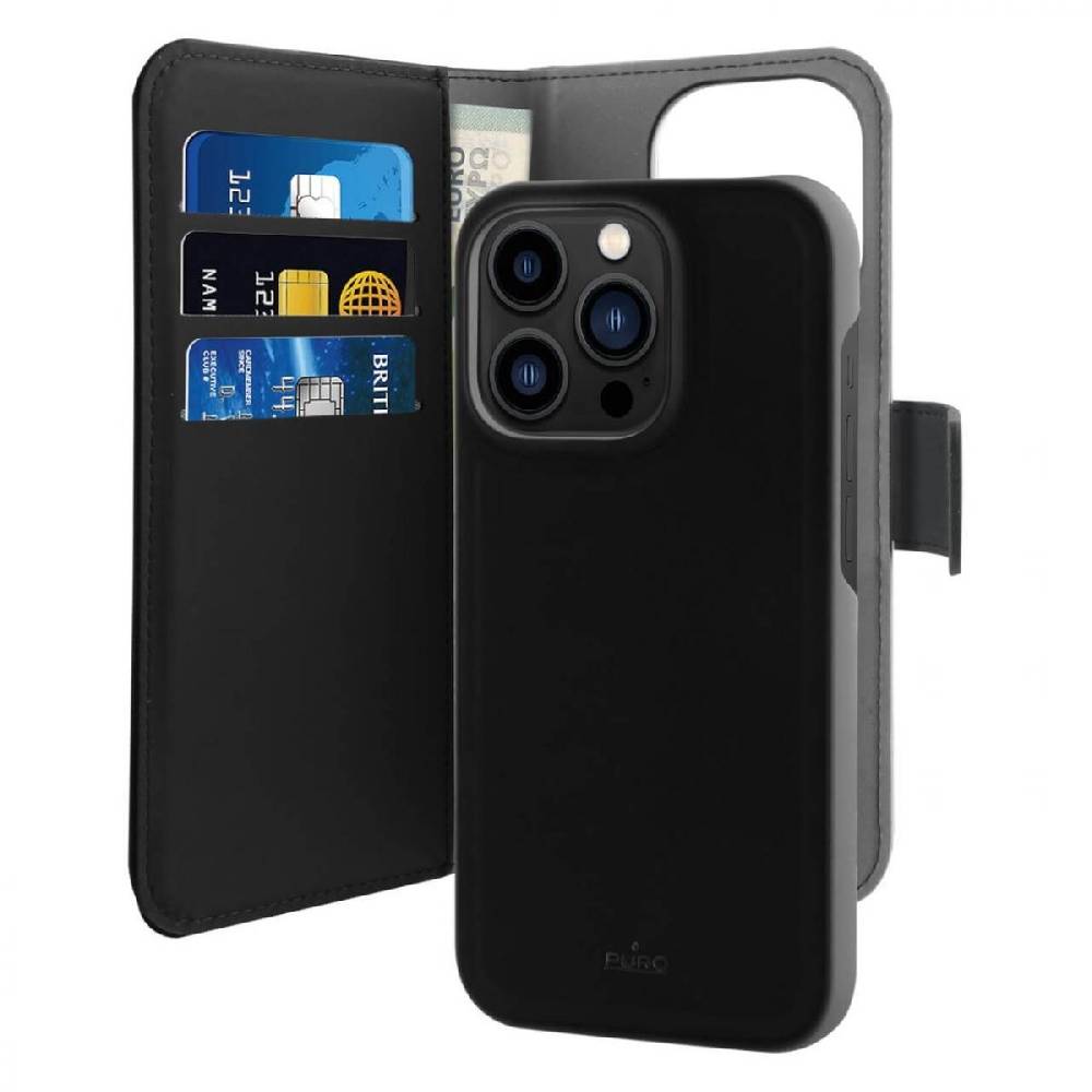Puro Custodia Wallet Detachable 2 in 1 per iPhone 14 Pro Max