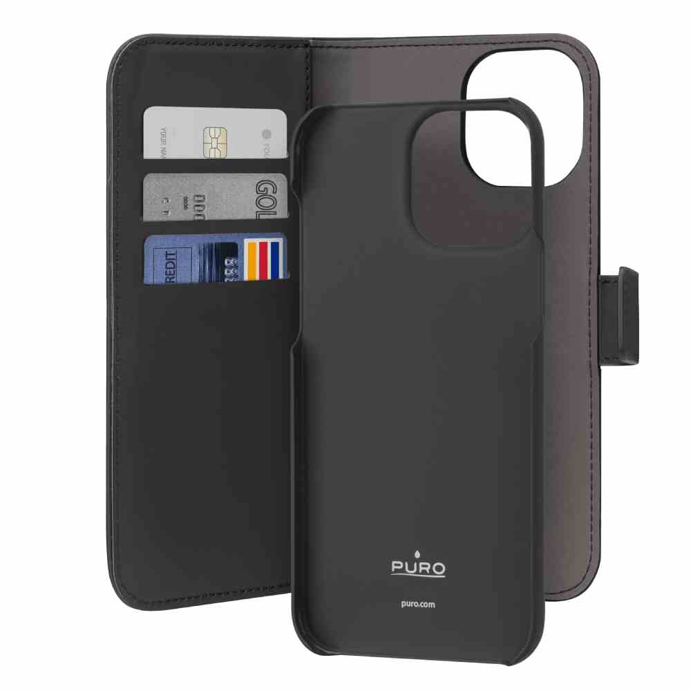 Puro Custodia Wallet Detachable Per IPhone 15 Pro Max