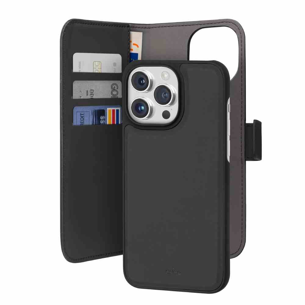 Puro Custodia Wallet Detachable per iPhone 15 Pro Max