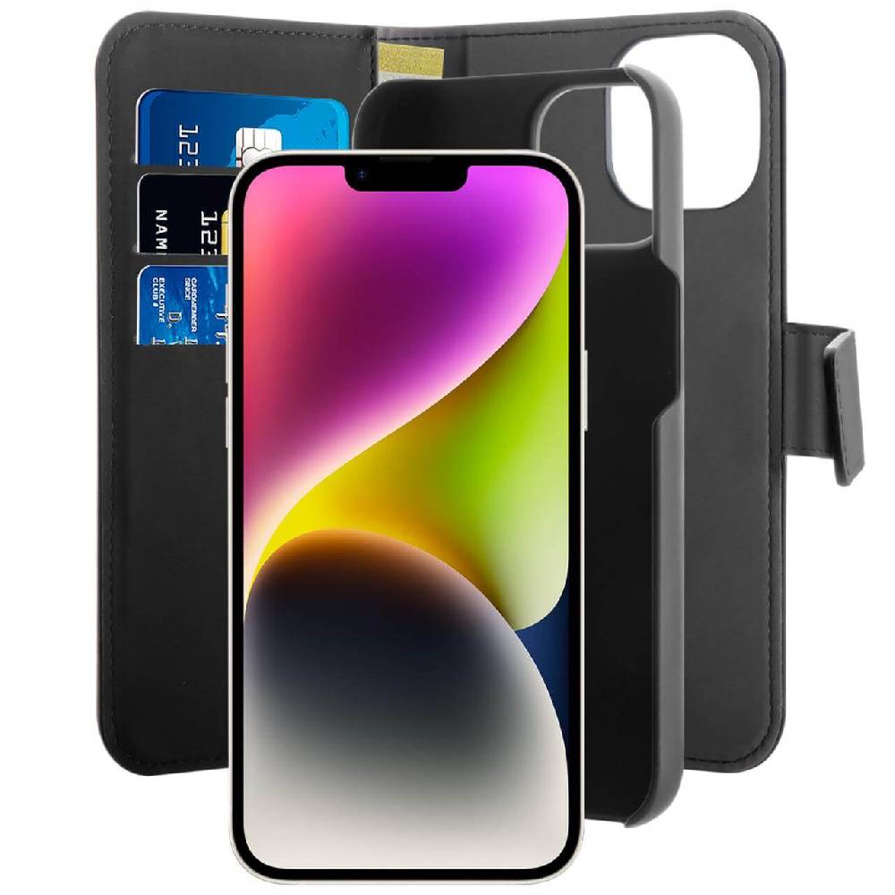 Puro Custodia Wallet MagSafe Detachable Per IPhone 14 Pro