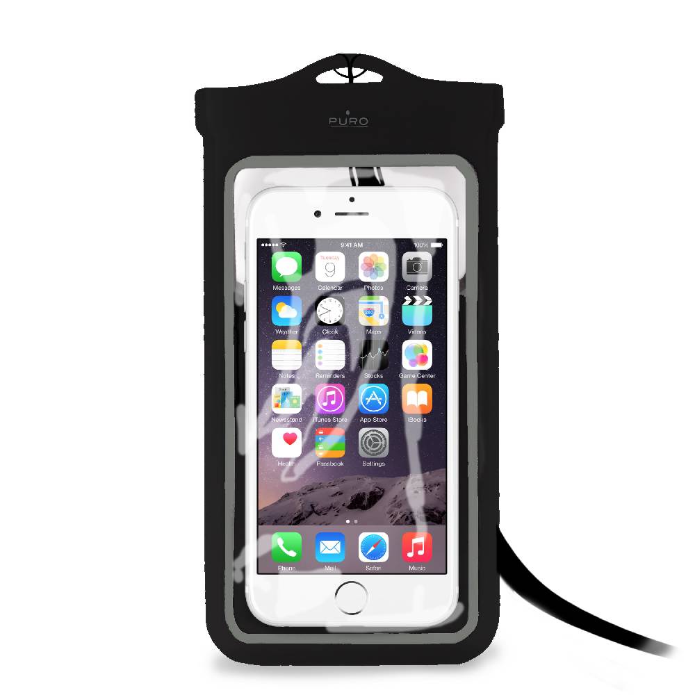Puro Custodia WATERPROOF fino a 6″ – ideale per iPhone 14 Pro