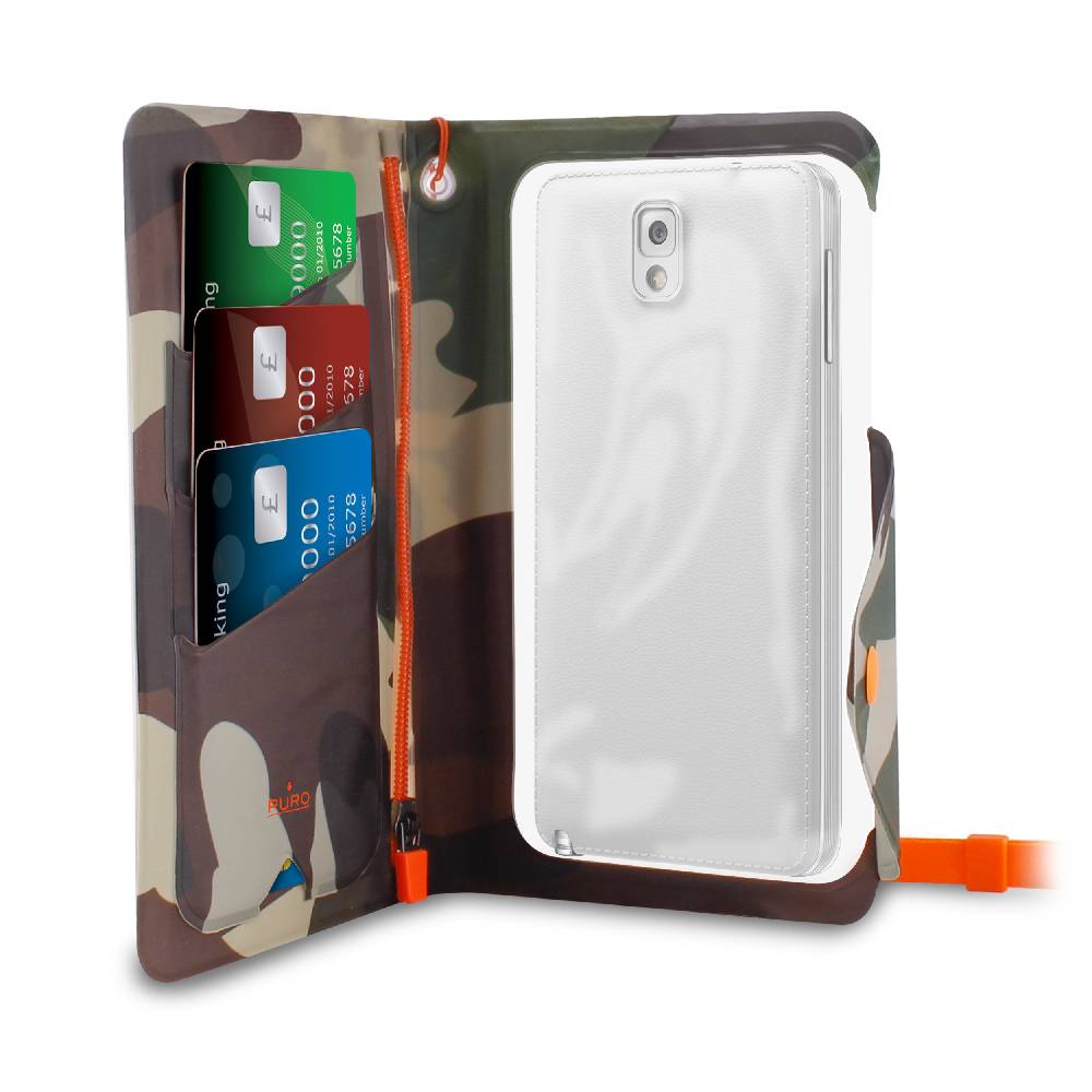 Puro Custodie Water Wallet Booklet Fino A 5.7″ – Ideale Per IPhone 14 Pro