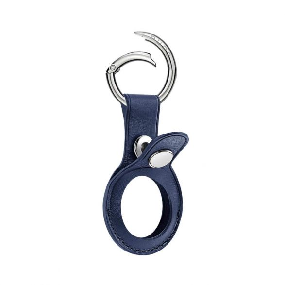 Puro Portachiavi Effetto Pelle SKY Con Gancio Per Airtag