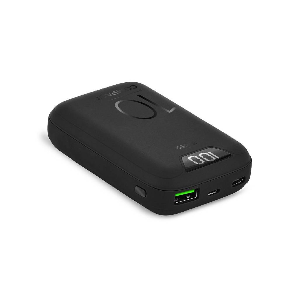 Puro Power bank Compact Display 10.000 mAh con porta USB-A e USB-C
