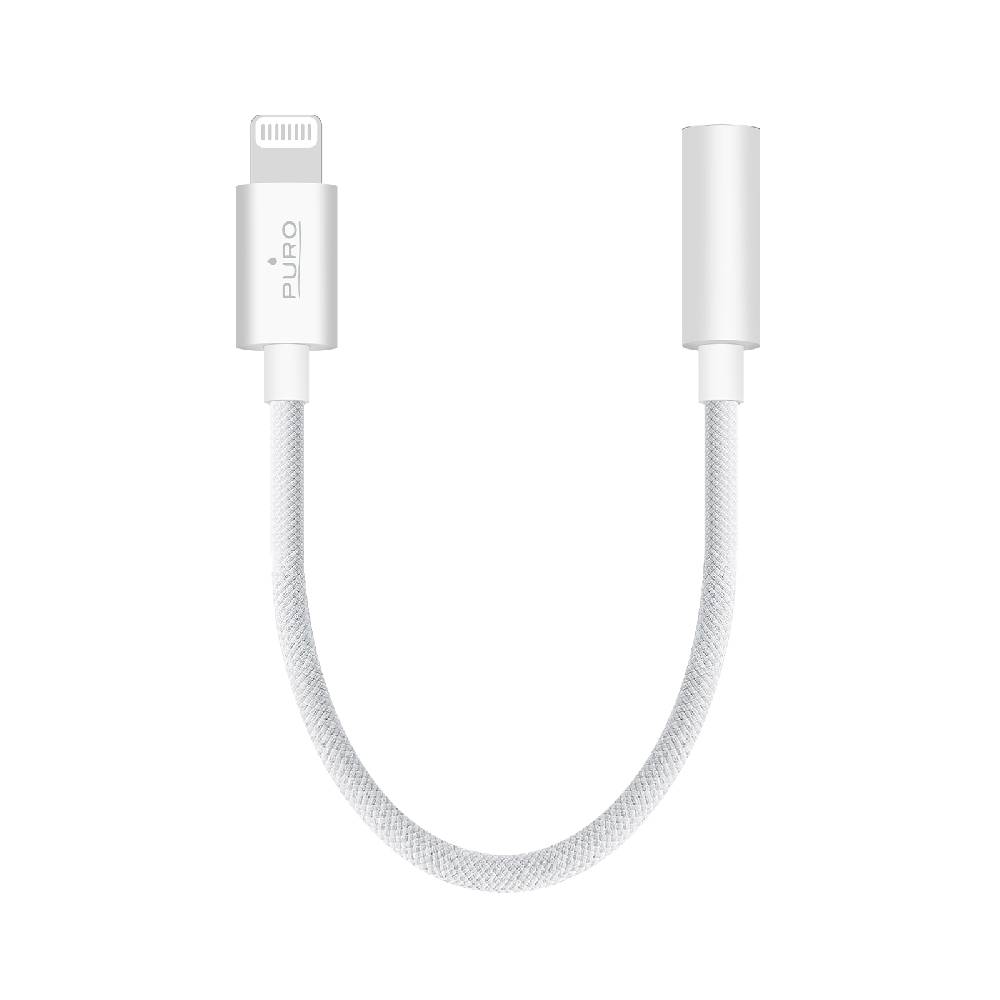 Puro Adattatore in tessuto da Jack 3,5 mm a USB-C