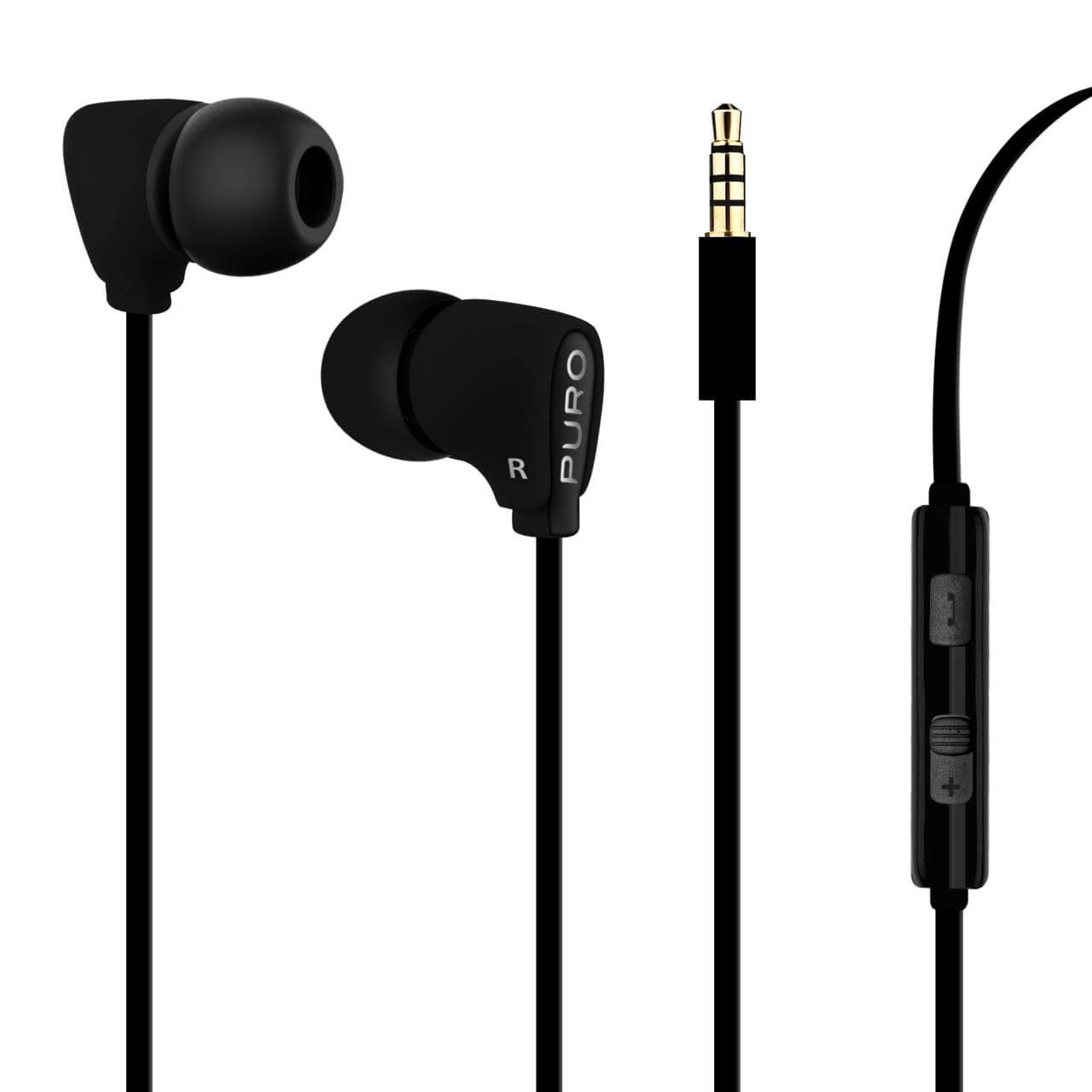 Puro Auricolari Stereo Fine con cavo antigroviglio