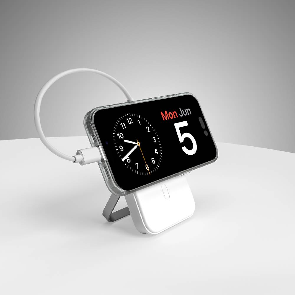 Puro Batteria Esterna 5000mAh MagSafe Con Stand