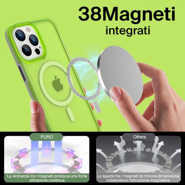 Puro Cover Impact Mag Per IPhone 12 E 12 Pro