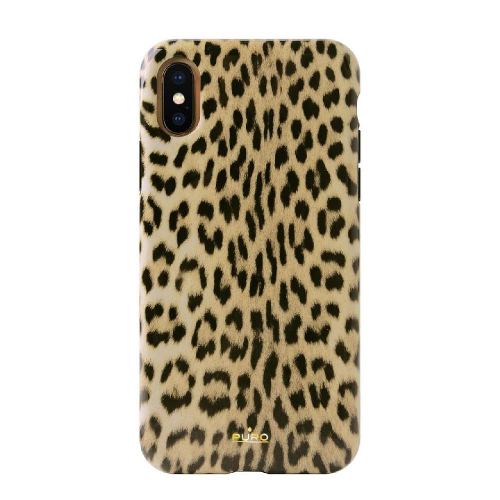 Puro Cover Leopard per iPhone X/Xs