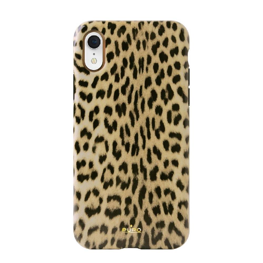 Puro Cover Leopard per iPhone Xr