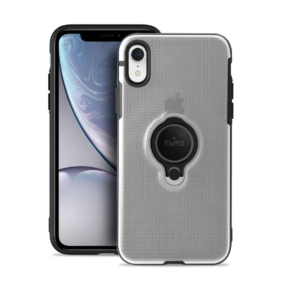 Puro Cover Magnet Ring Per IPhone Xr