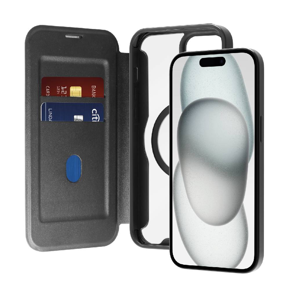 Puro Custodia Book Mag Per IPhone 15 Plus