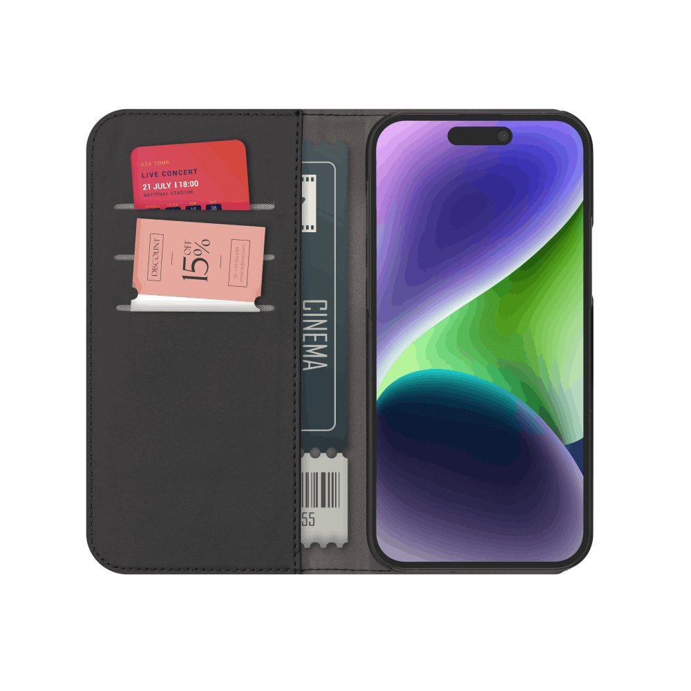 Puro Custodia Wallet Detachable Per IPhone 15 Pro