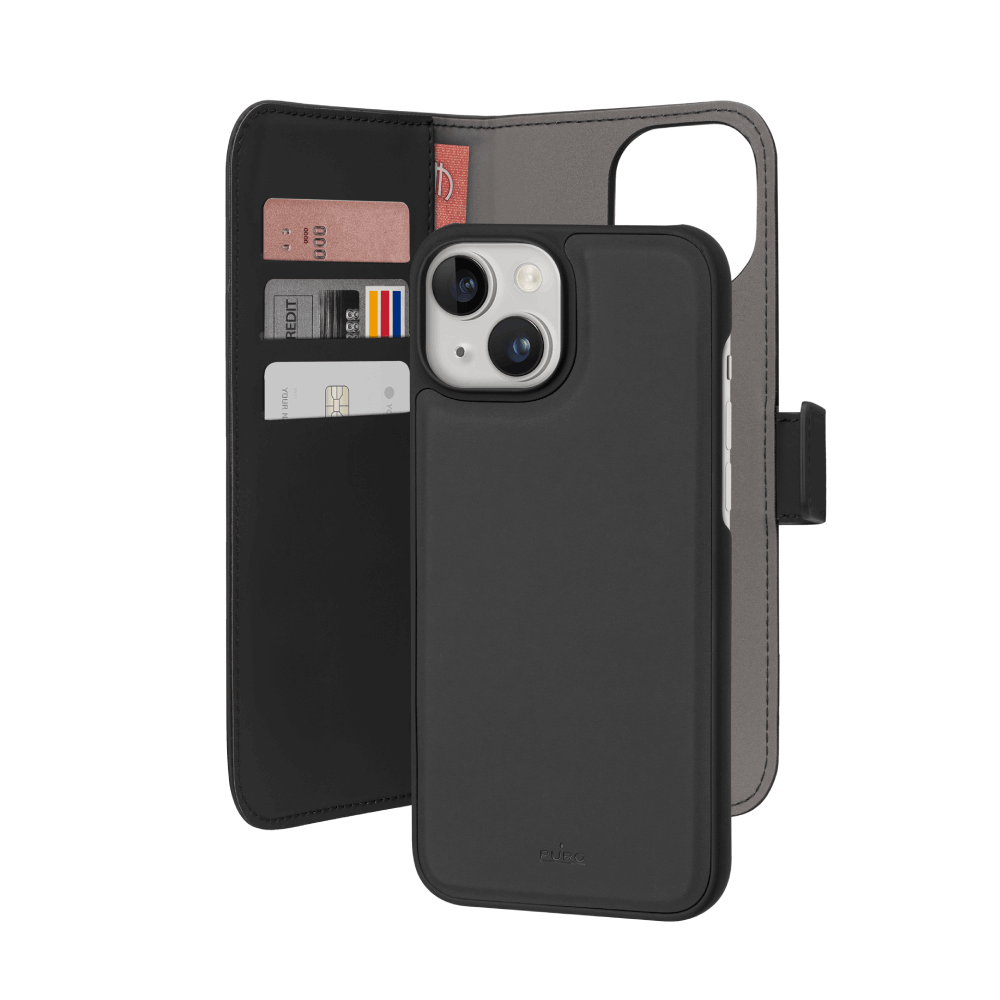 Puro Custodia Wallet Detachable per iPhone 15