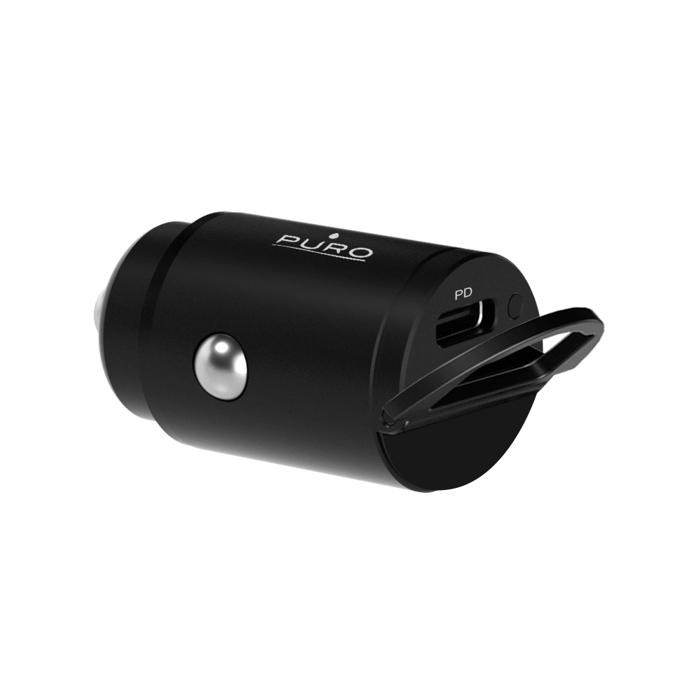 Puro Mini Caricabatterie da Auto Bullet 20W USB-C Puro Mini Caricabatterie da Auto Bullet 20W USB-C