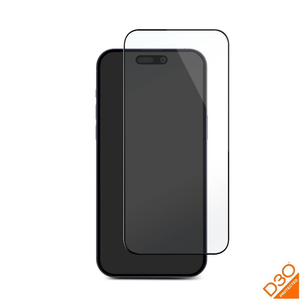 Puro Vetro temperato flessibile D3O per iPhone 15 Pro