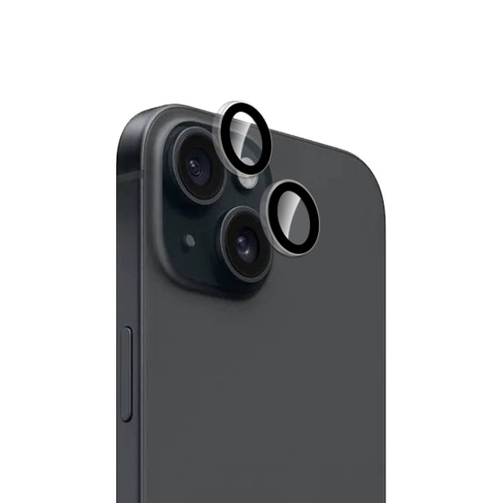 Puro Vetro Temperato Protettivo individuale per lenti iPhone 15 e 15 Plus