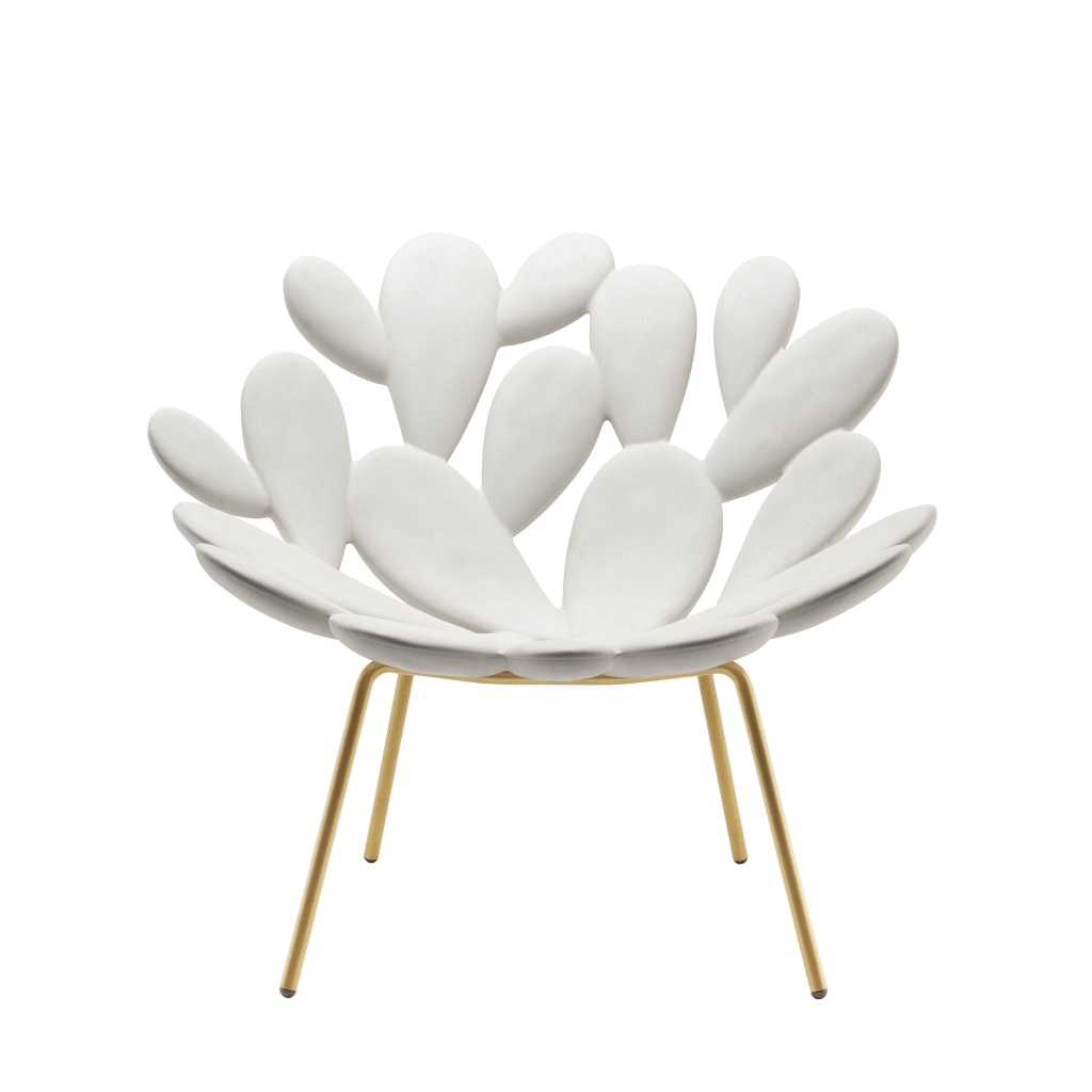 Qeeboo Filicudi Armchair Brass