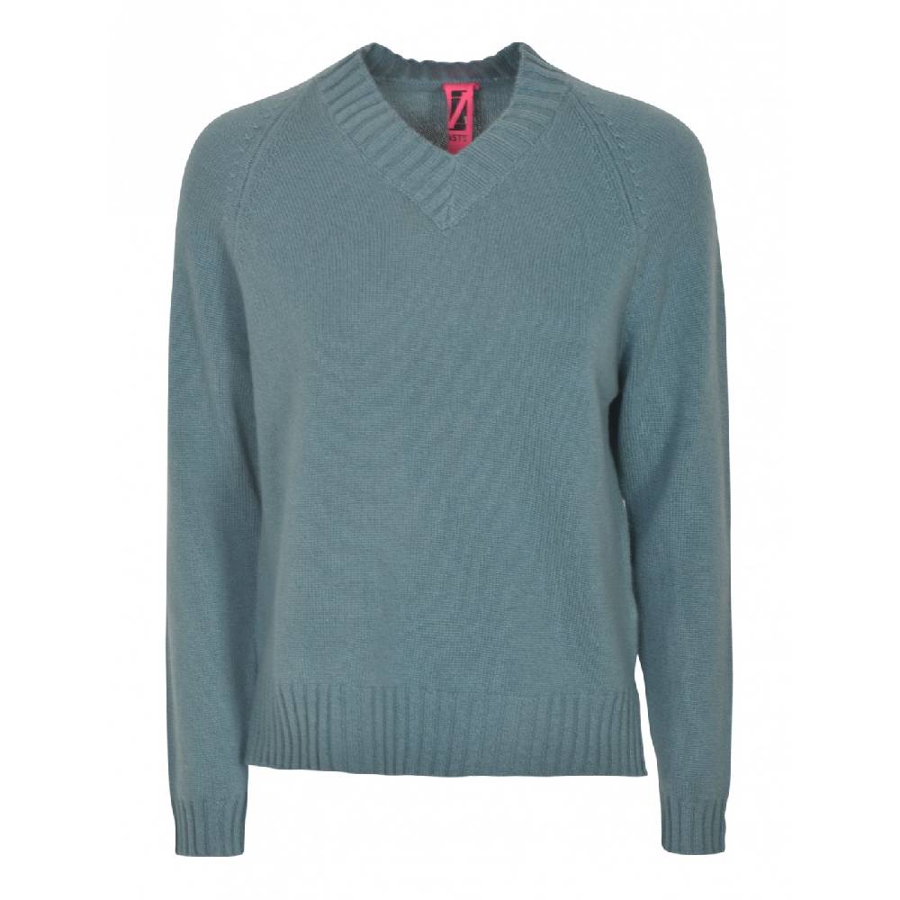 ALESSANDRO ASTE Maglia scollo v con spacchi