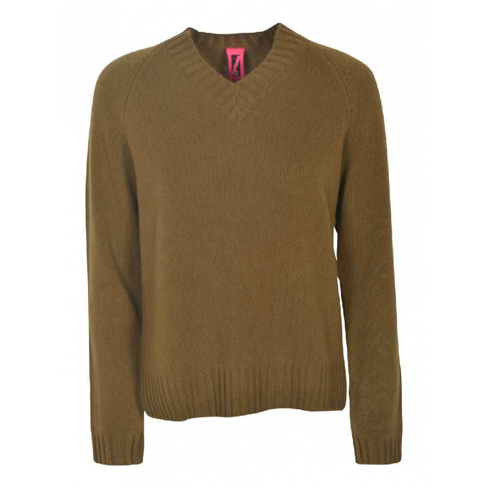 ALESSANDRO ASTE Maglia scollo v con spacchi