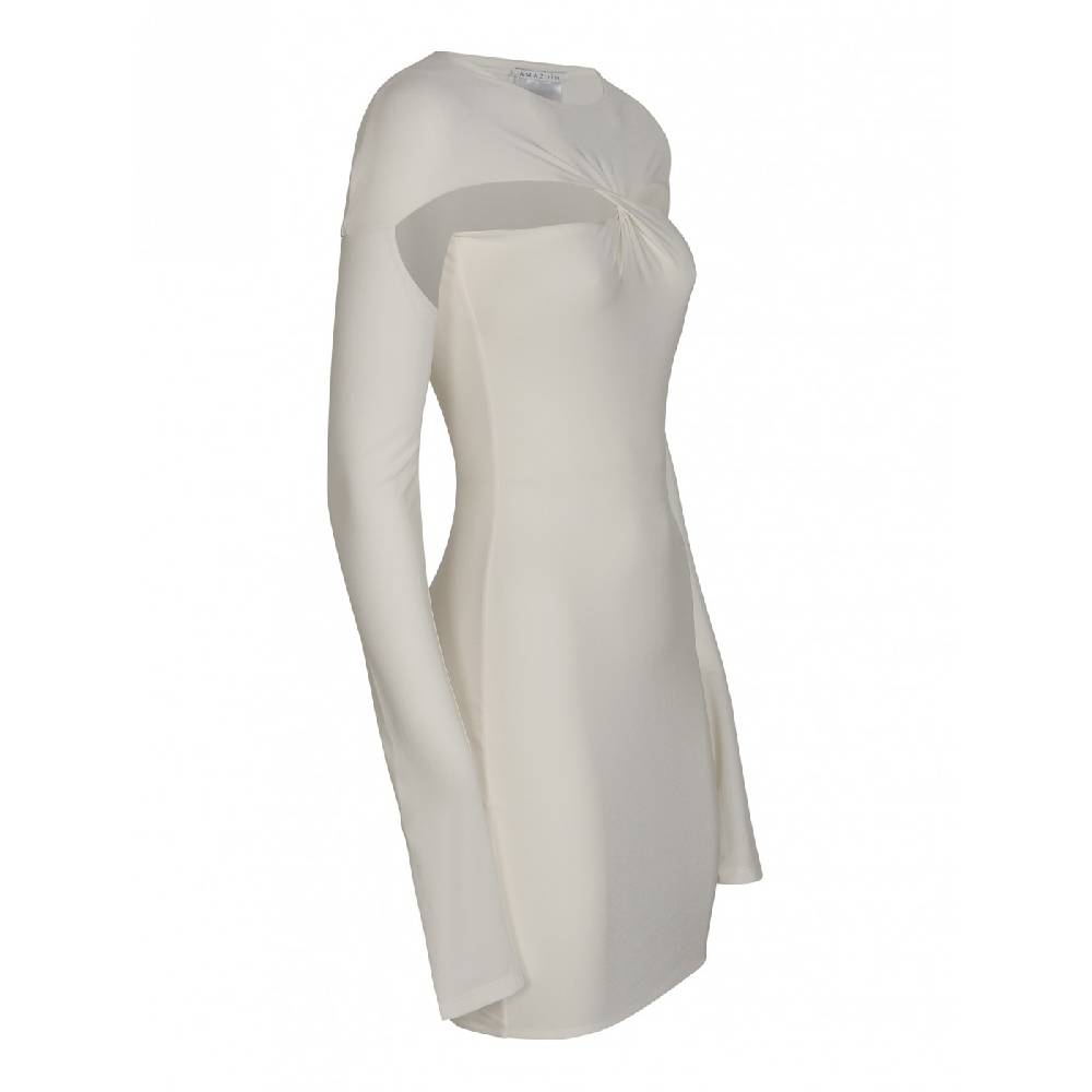 AMAZUIN Abito Adele Lungo Apertura Laterale