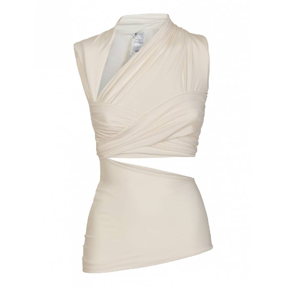 AMAZUIN Abito adele lungo apertura laterale