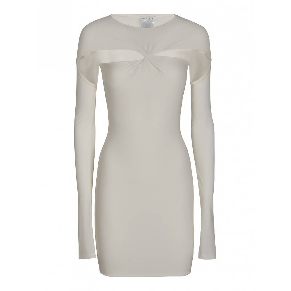 AMAZUIN Abito adele lungo apertura laterale