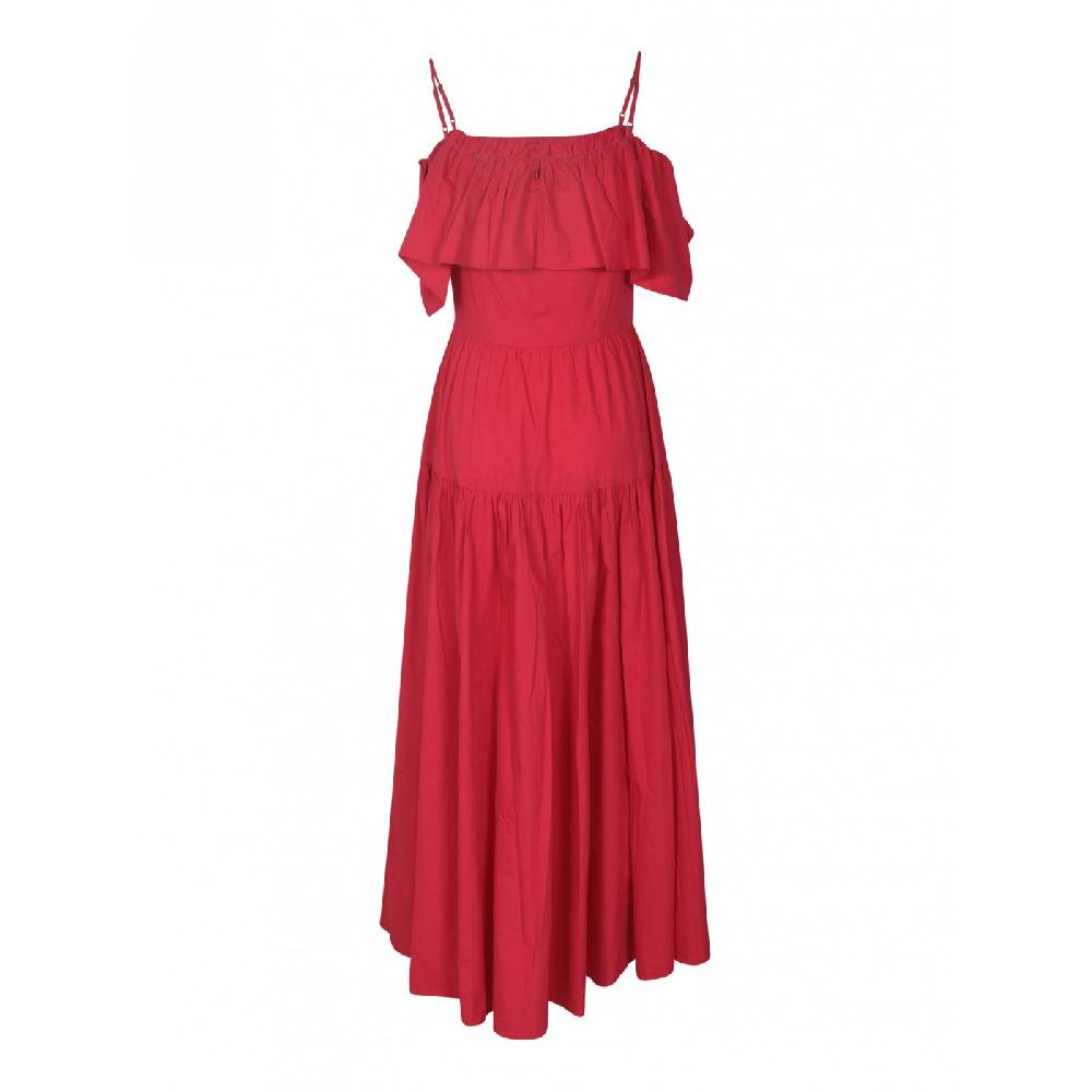 ANTIK BATIK Abito Fantasia Lungo Con Volant