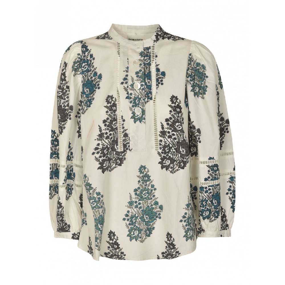 ANTIK BATIK Camicia manica sbuffo fantasia