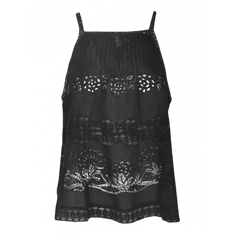 ANTIK BATIK Top senza maniche traforato aloha