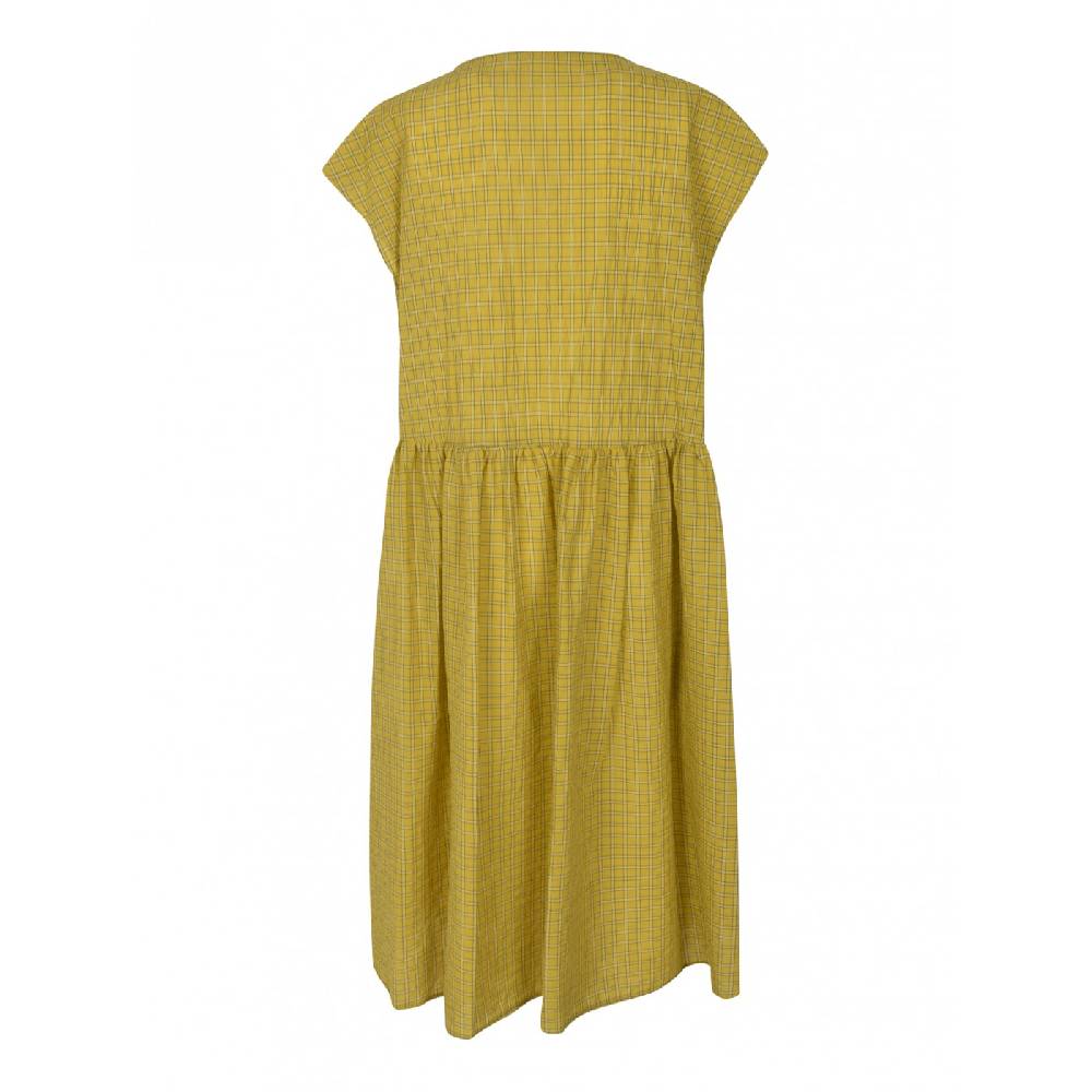 APUNTOB Abito Quadretti Spalla Scesa