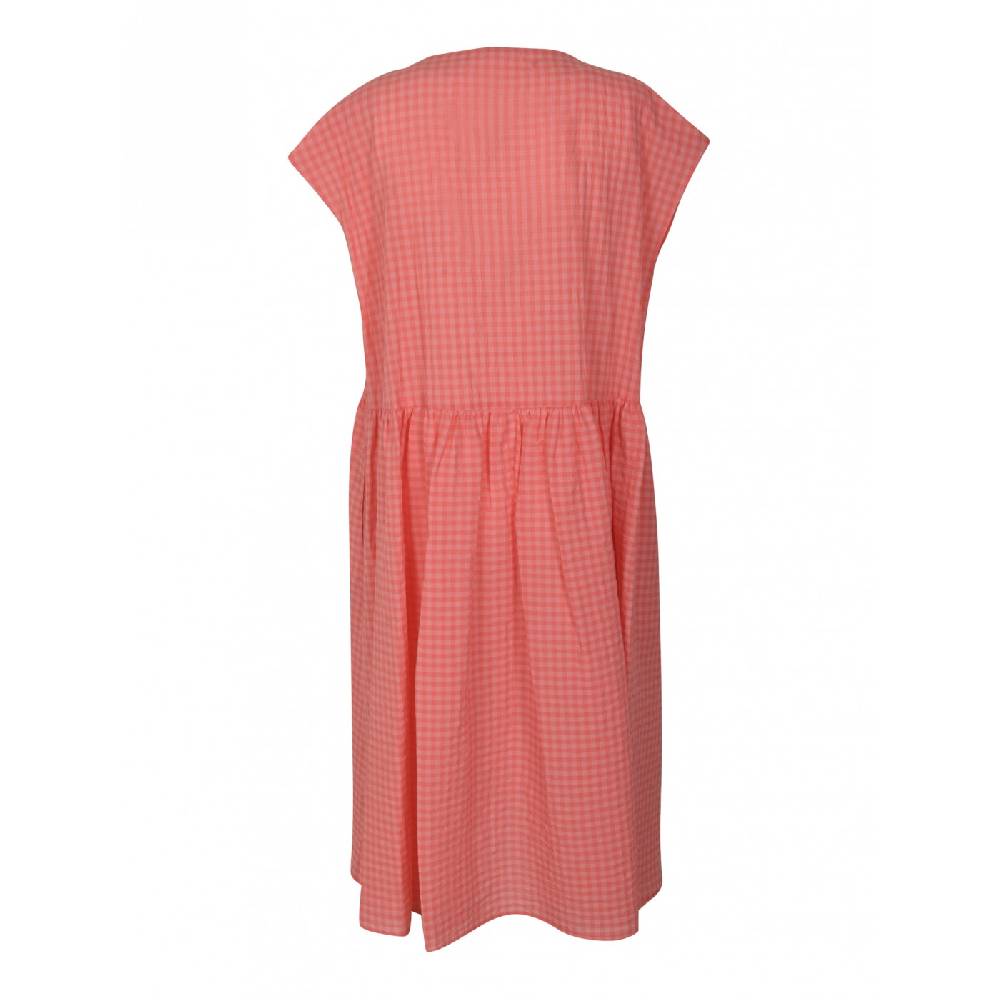 APUNTOB Abito Quadretti Spalla Scesa