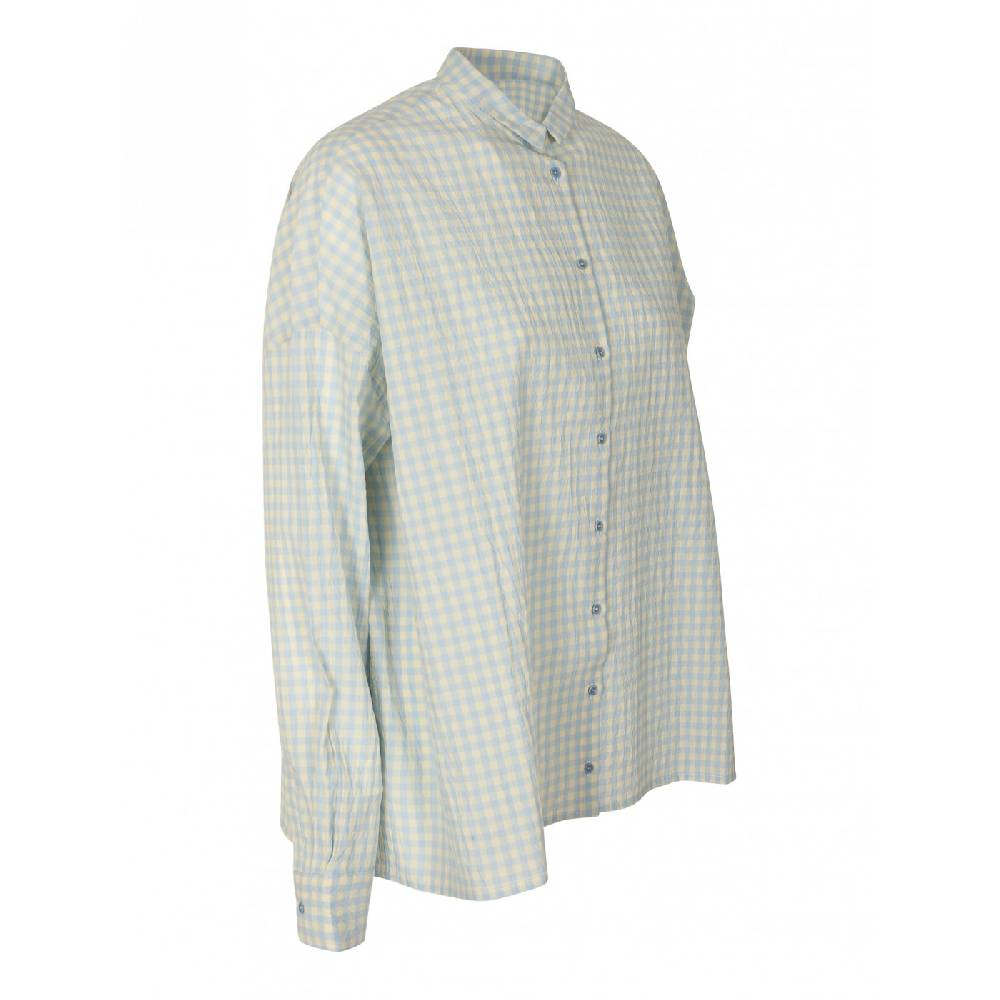 APUNTOB Camicia Quadretti Over