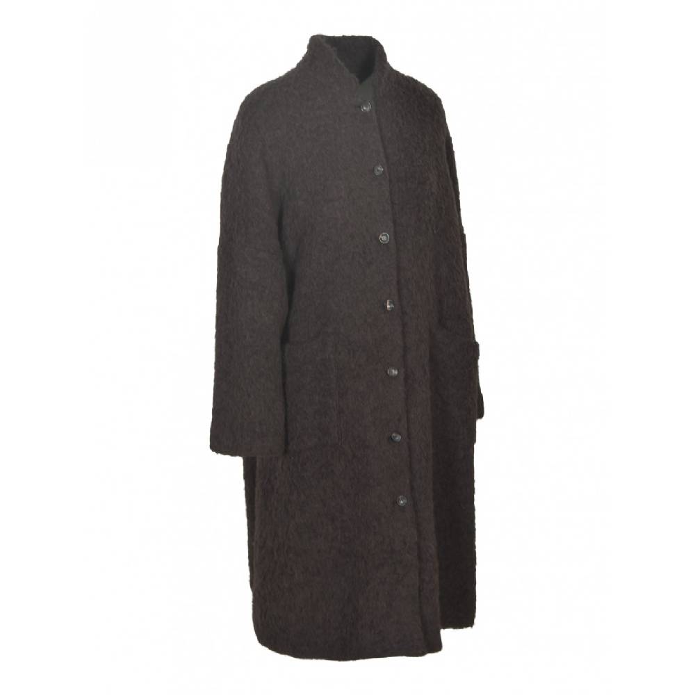 APUNTOB Cappotto Over Tasca Applicata