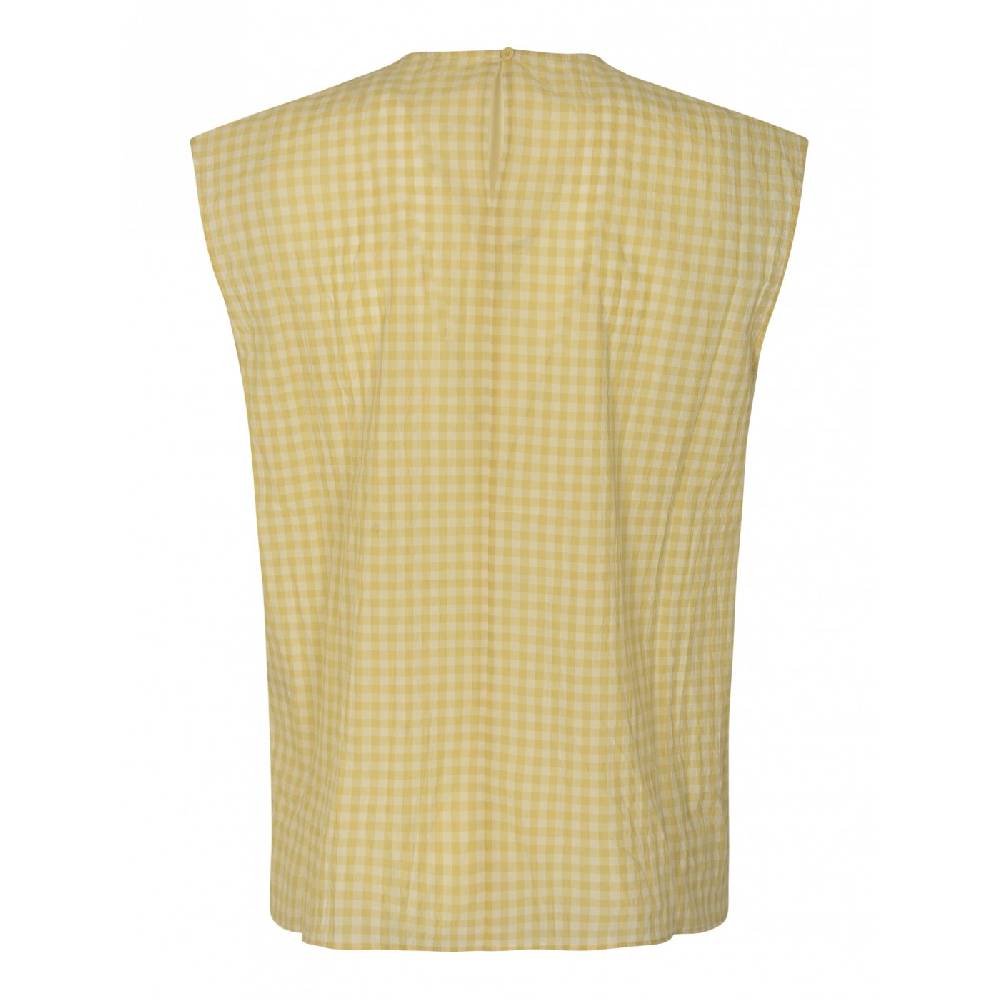 APUNTOB Top Quadretti Smanicato