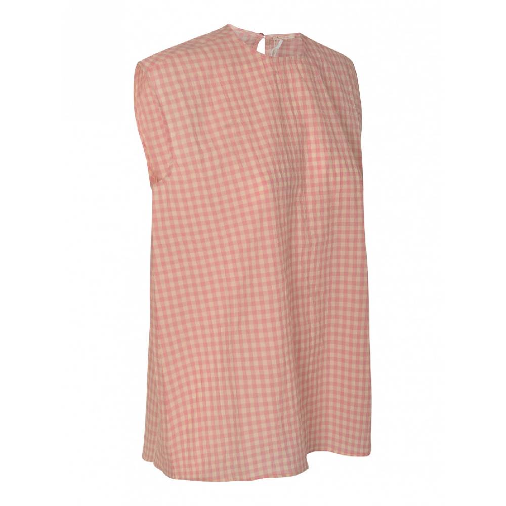 APUNTOB Top Quadretti Smanicato