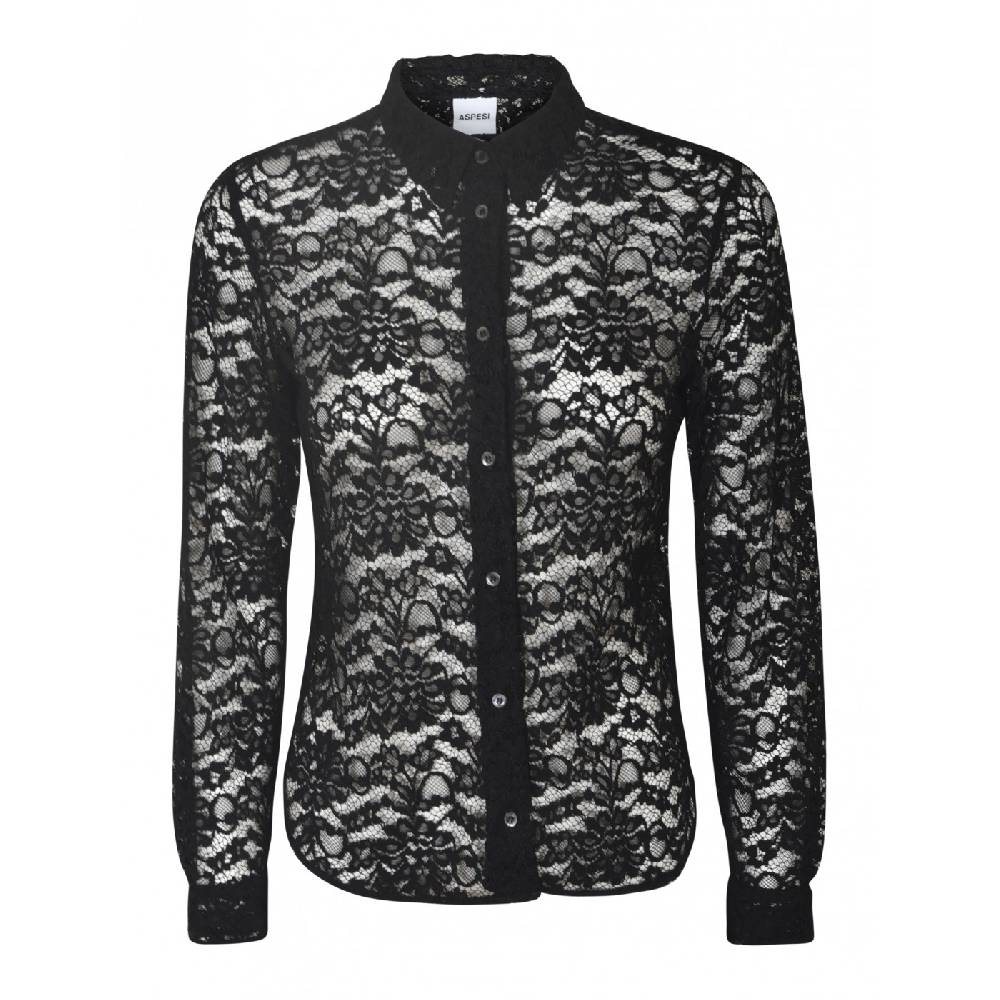 ASPESI Camicia slim pizzo