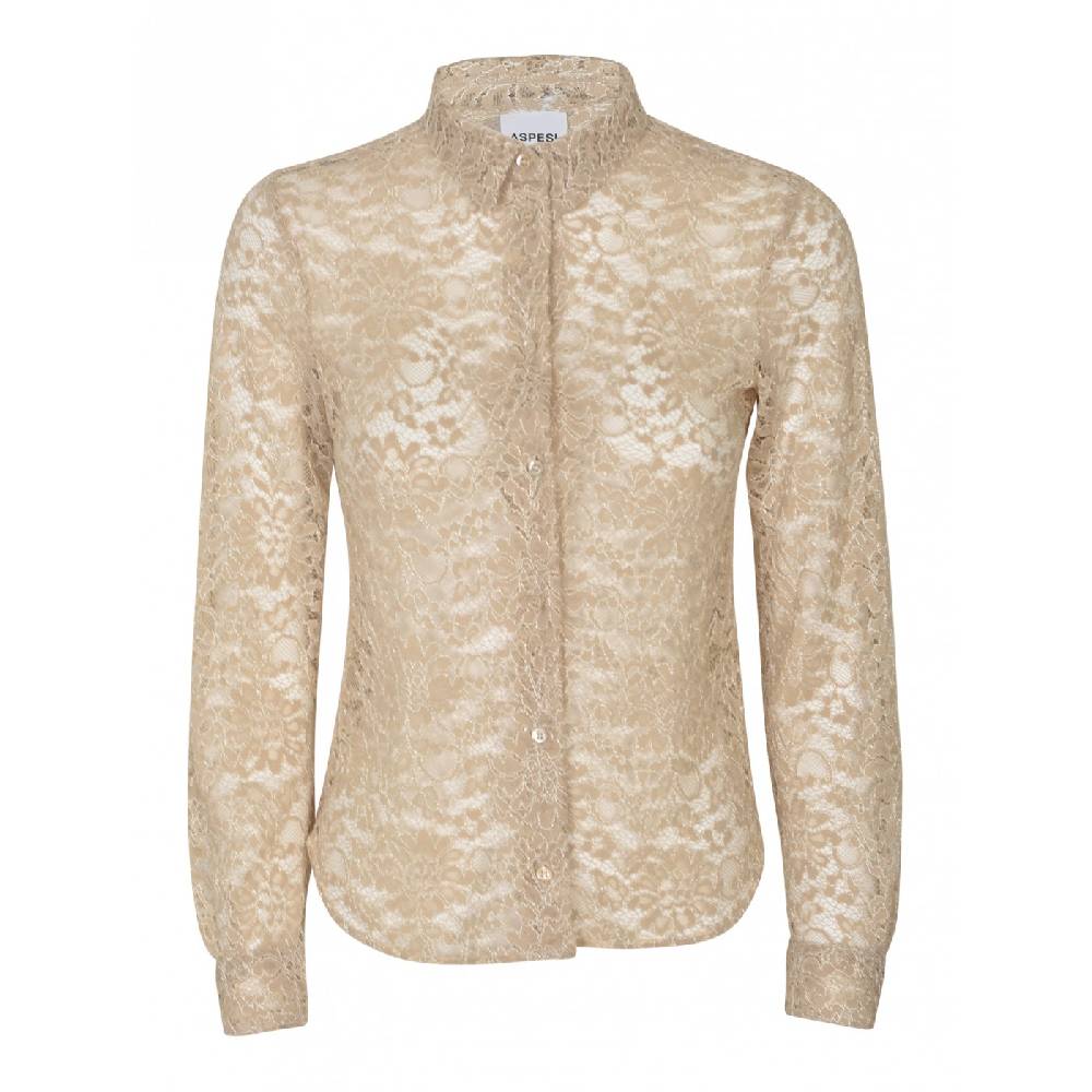 ASPESI Camicia slim pizzo