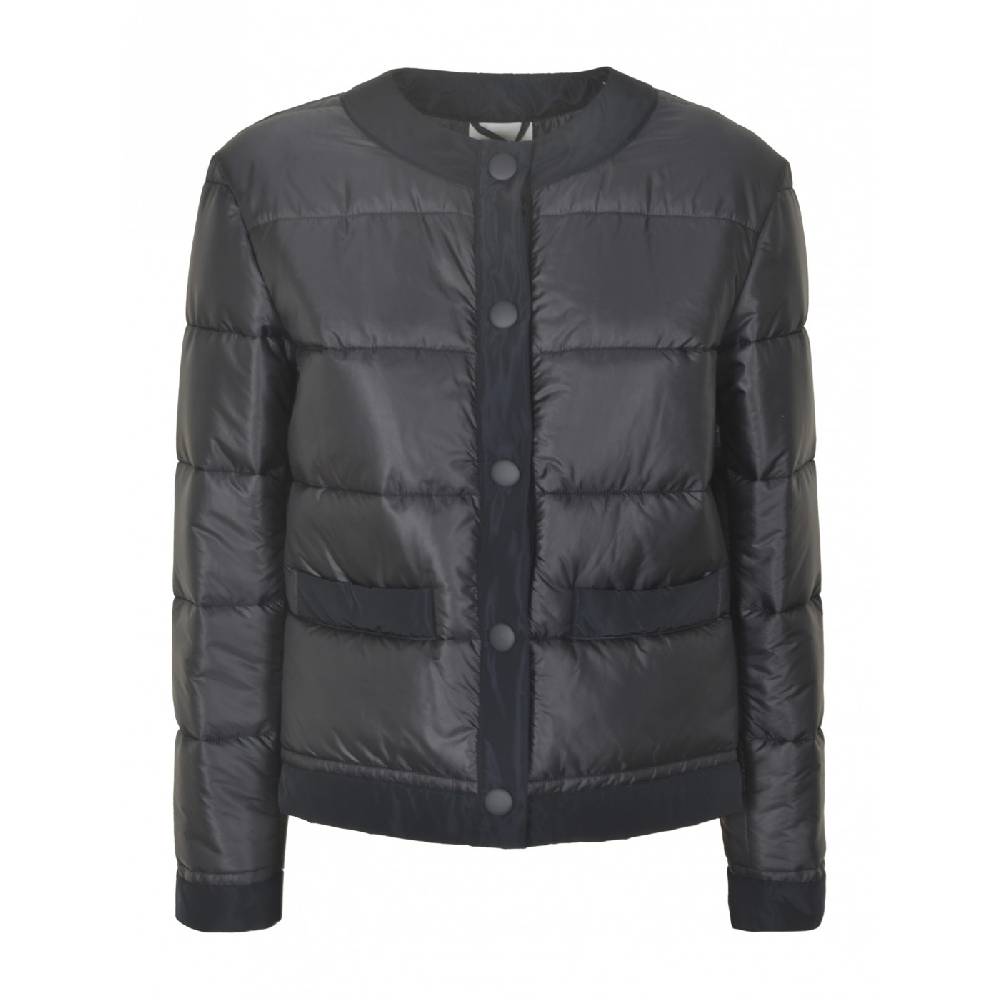 ASPESI Giacca imbottita bordi in contrasto