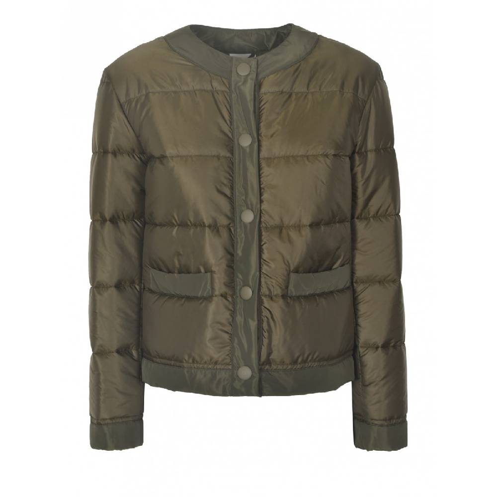 ASPESI Giacca imbottita bordi in contrasto